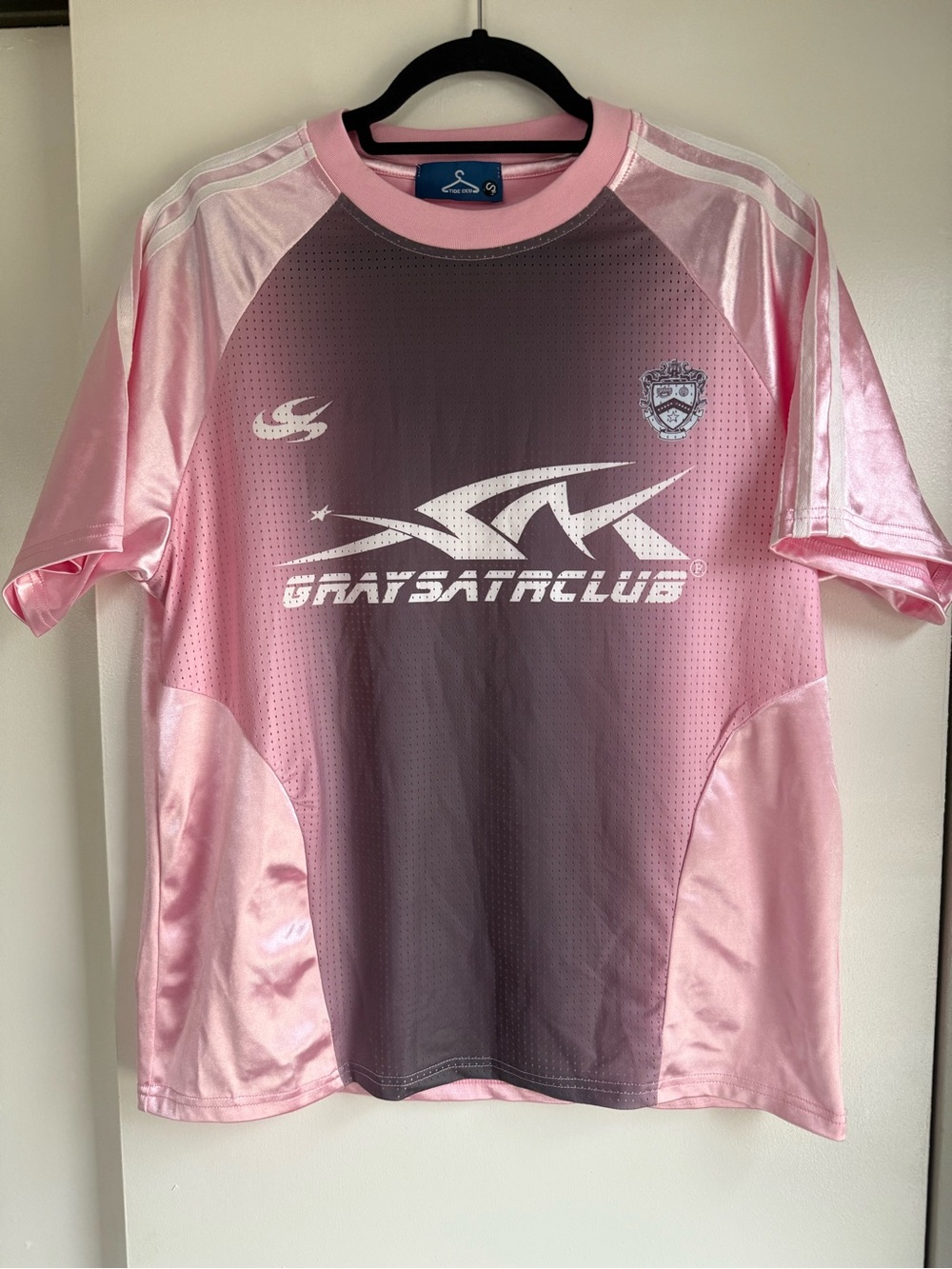 Kids' Pink Performance Soccer Jersey